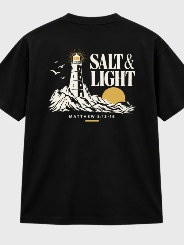 Salt & Light T-shirt back