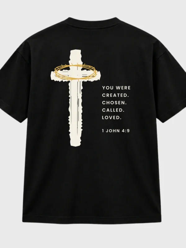 Loved on Purpose T-shirt back
