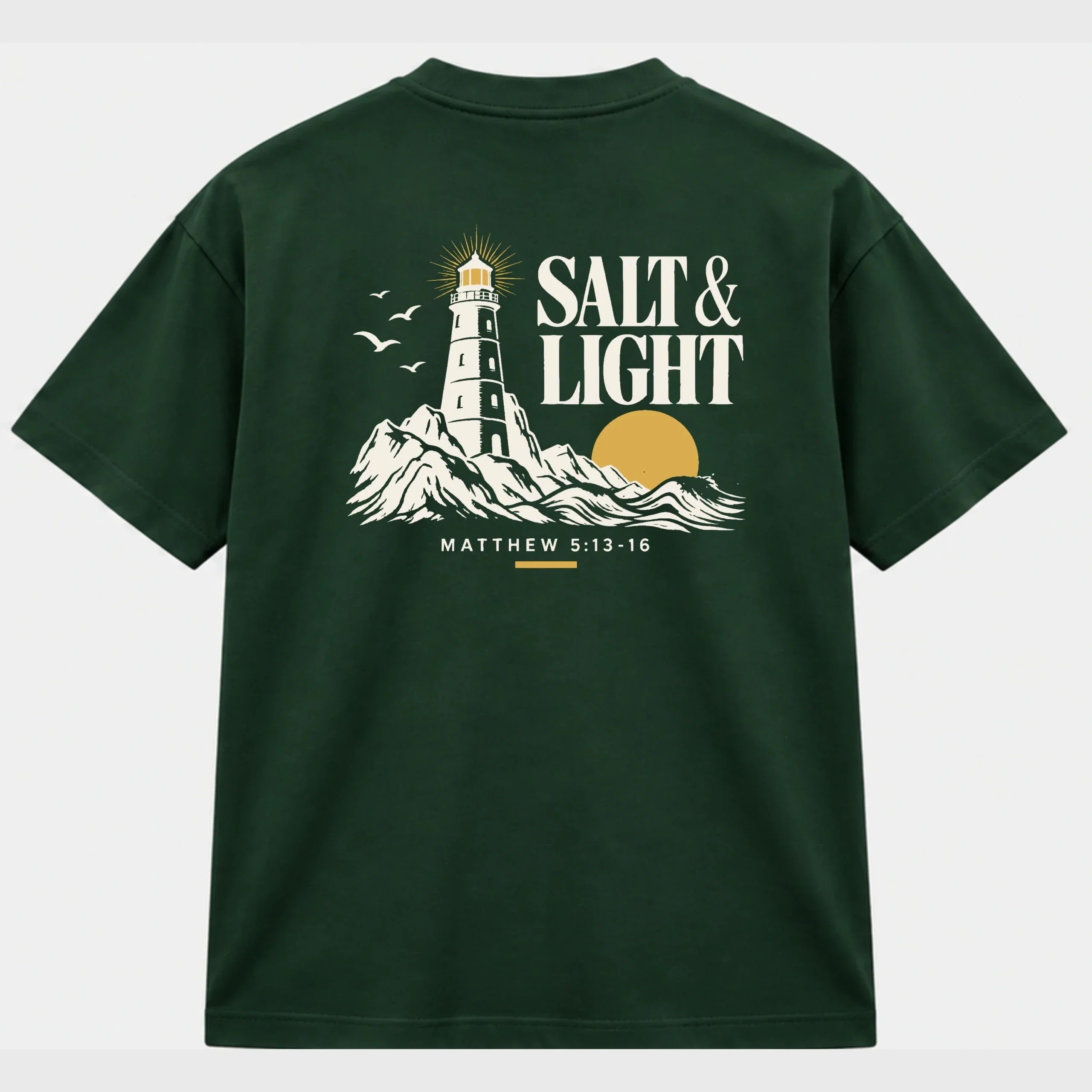 Salt & Light T-shirt back